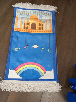Prayer rug for kids - Blue
