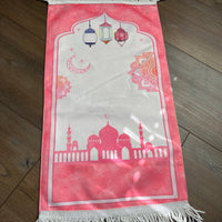 Prayer rug light pink for kids