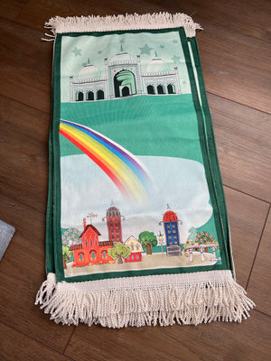 Prayer rugs for kids - Green