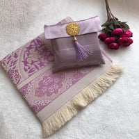 Prayer mat set- Purple Prayer rug