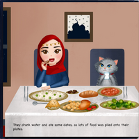 Khadijah and Cat - Ramadan is here